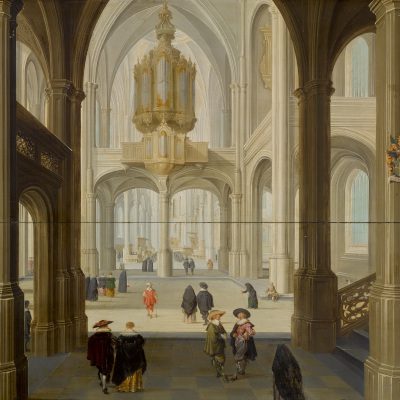 Grand orgue dans une église