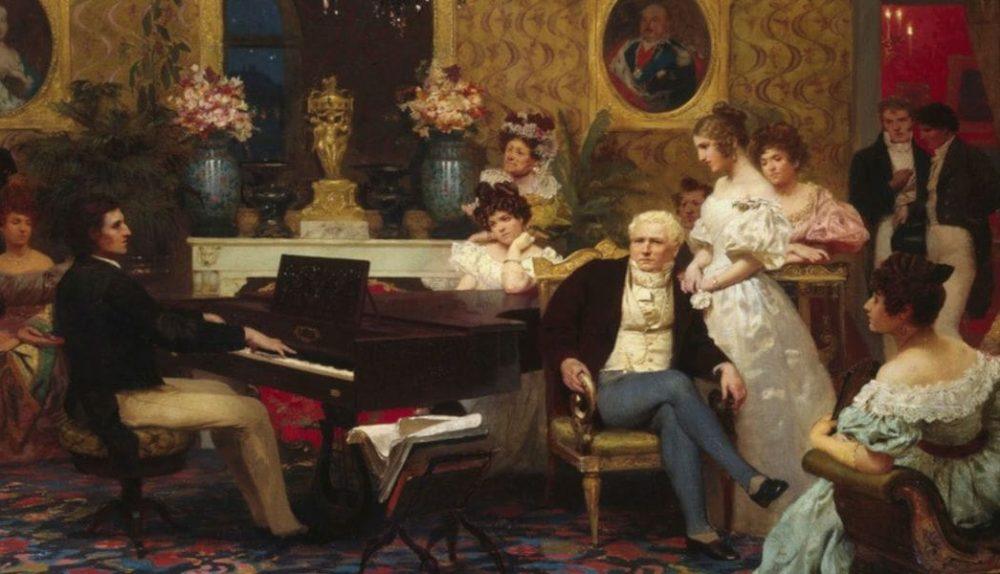 Frédéric Chopin donne un concert romantique