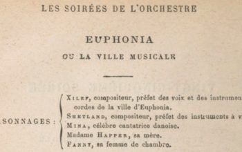 page du livre soirées musicales de Berlioz