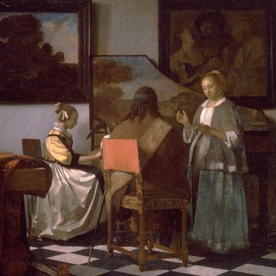 peinture d'un concert privé