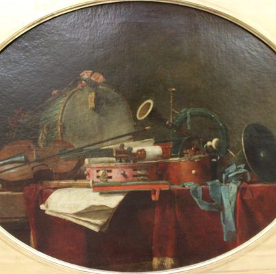 peinture d'instruments de musique