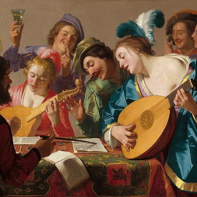 peinture de musiciens