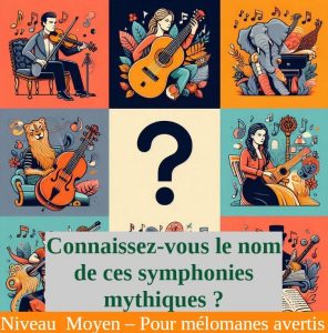 Illustration d’un quiz de culture générale sur la musique, niveau moyen